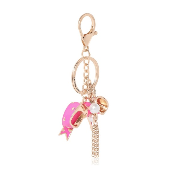 NWT Juicy Couture Pink Bow 🎀 Bag Charm/ Keychain - Picture 3 of 6